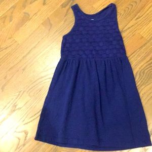 Old navy. Blue. Kids, girls dress. Size 6-7